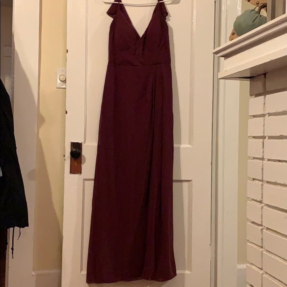 Beautiful Burgundy Holiday Dress